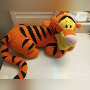 Disney And Mattel Vintage Large Lounging Tigger Plush